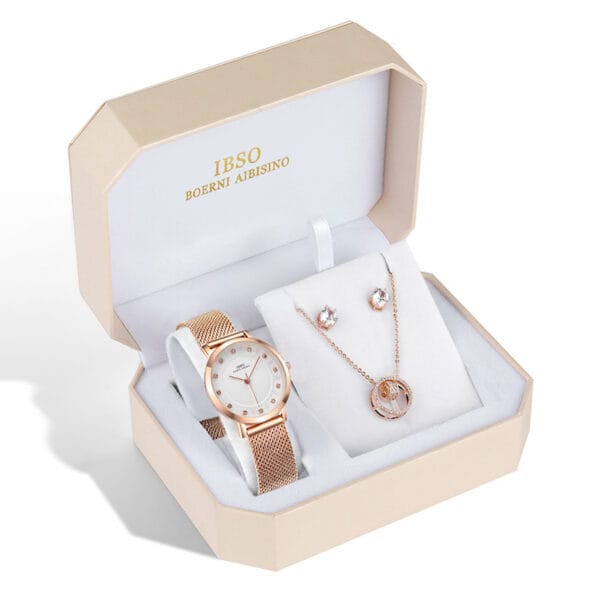 Coffret Montre Femme Bijoux - Élégance et Polyvalence