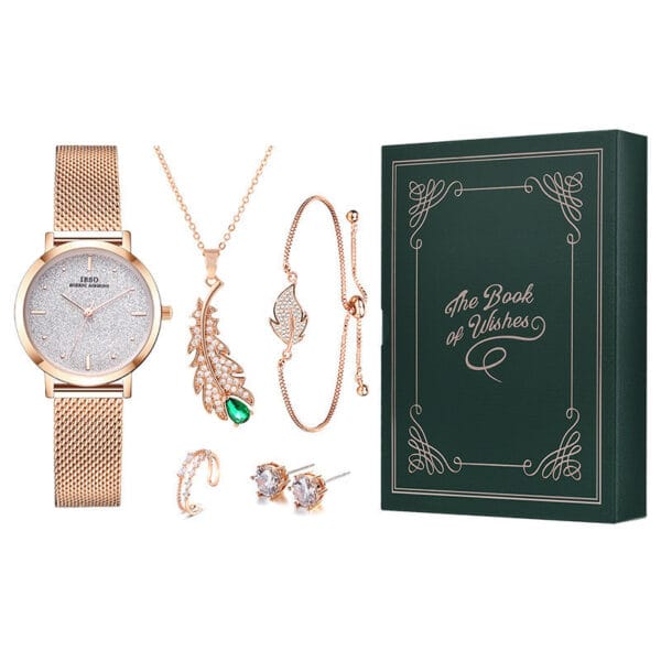 Coffret montre femme IBSO – Élégance et bijoux scintillants